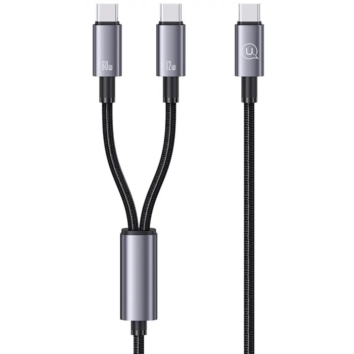 Кабел Usams SJ740 72W 2In1 Aluminum Alloy 1.2m SJ740USB101