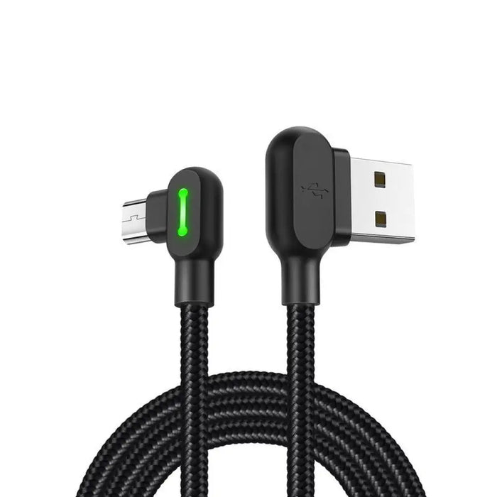 Кабел Xmart Gaming 90* USB microUSB 1.2M