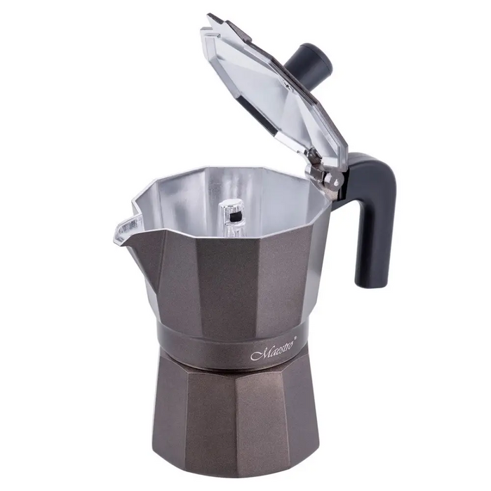 Кафе машина Maestro 3 чаши MR-1666-3-BROWN кафява