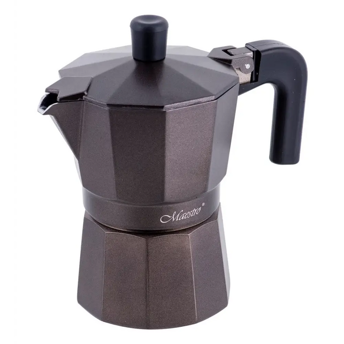 Кафе машина Maestro 3 чаши MR-1666-3-BROWN кафява