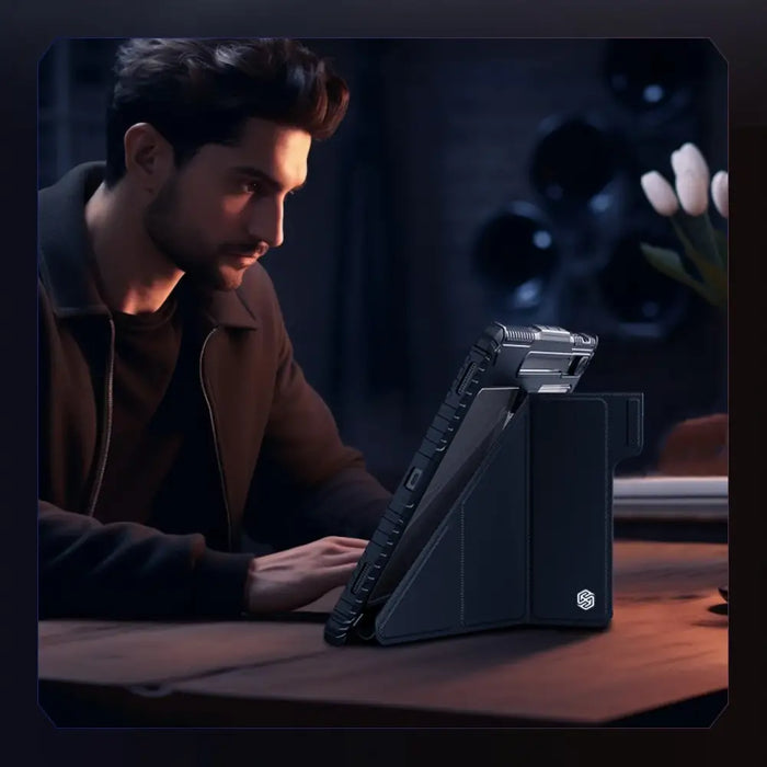 Калъф Nillkin Bumper Leather Case Pro за Samsung