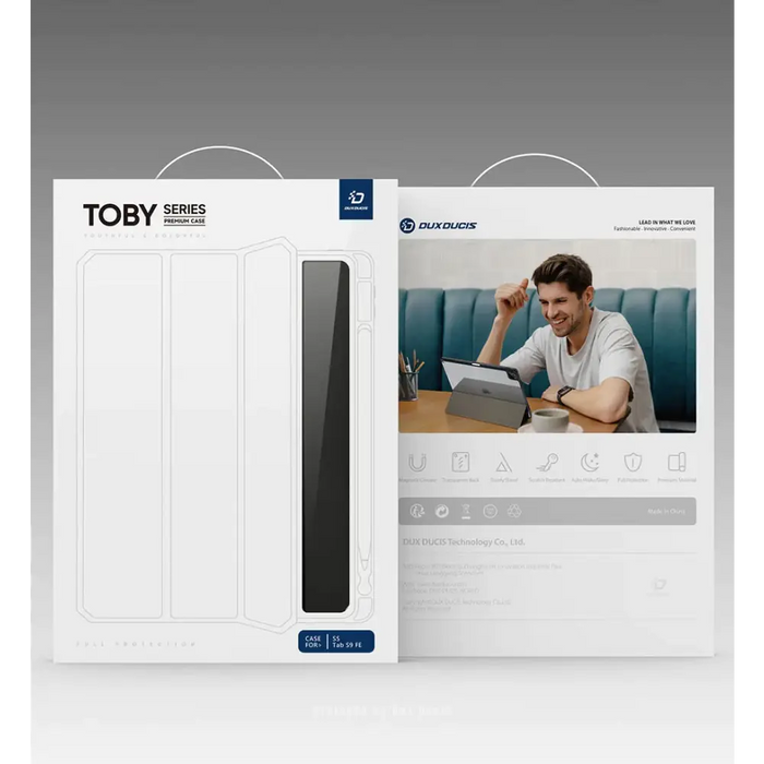 Калъф Dux Ducis Toby за Samsung Galaxy Tab S9 FE черен
