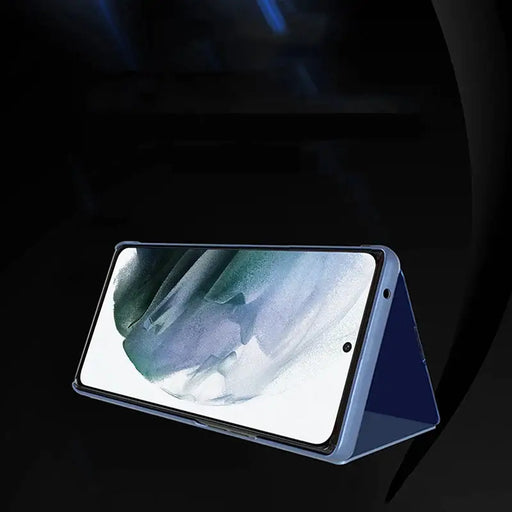 Калъф HQWear Clear View за Samsung Galaxy S24 Plus син