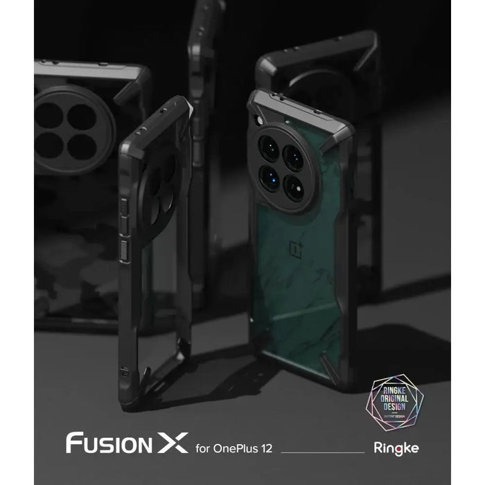 Калъф Ringke Fusion X за Oneplus 12 - черен