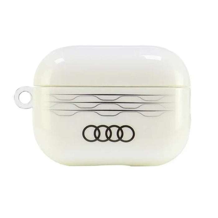 Калъф Audi IML Geometric Pattern за AirPods Pro 2 - бял