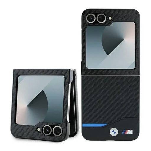 Калъф BMW Carbon Blue Line за Samsung Galaxy Z Flip 6