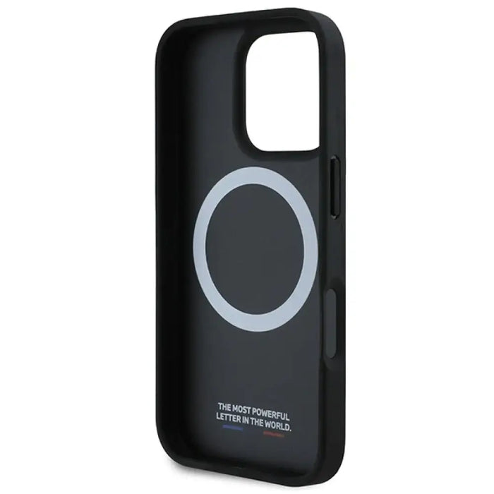 Калъф BMW M Carbon Tricolor Line MagSafe за iPhone 16 Pro