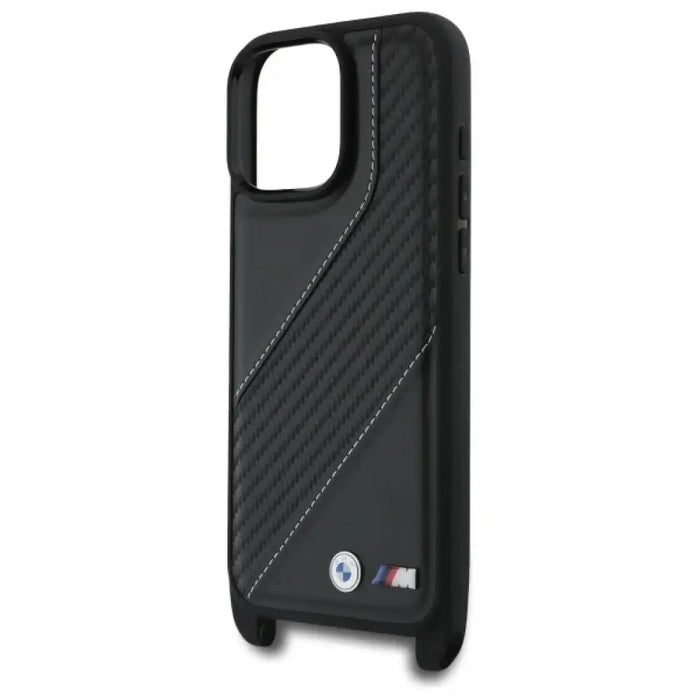 Калъф BMW M Edition Carbon Stripe & Strap Case за iPhone 16