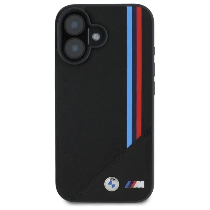 Калъф BMW M Meshed Tricolor Stripes MagSafe за iPhone 16