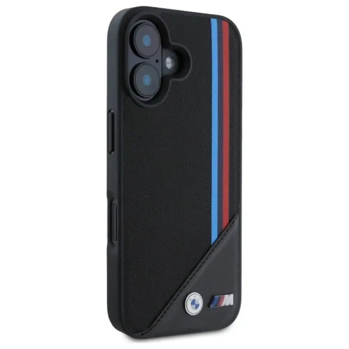 Калъф BMW M Meshed Tricolor Stripes MagSafe за iPhone 16