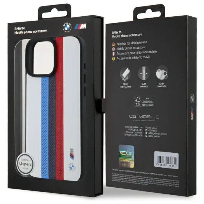Калъф BMW M Performance Tricolor Printed Stripes