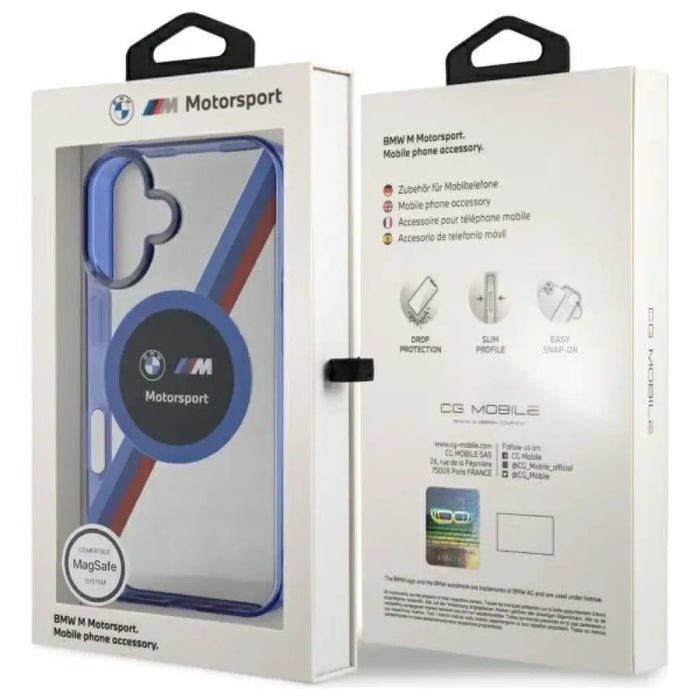 Калъф BMW Motosport IML Circle MagSafe iPhone 16 - черен