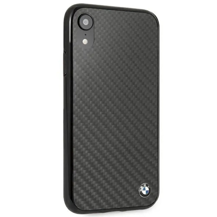Калъф BMW Siganture Carbon за iPhone Xr - черен