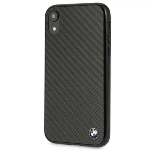 Калъф BMW Siganture Carbon за iPhone Xr - черен