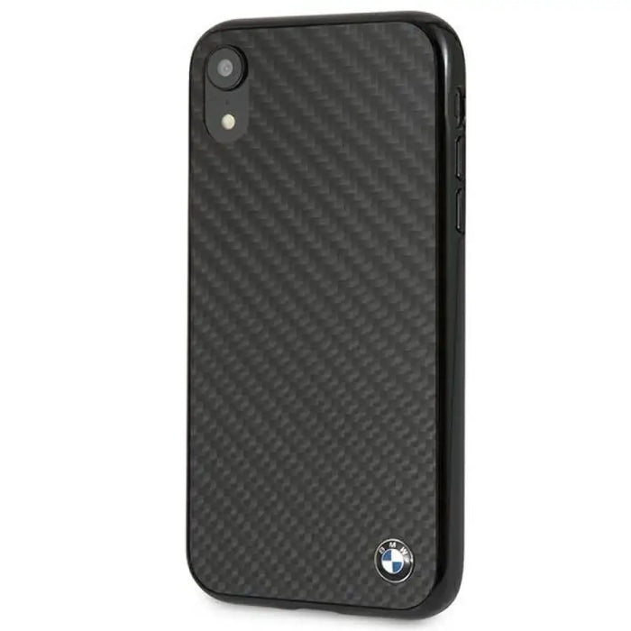 Калъф BMW Siganture Carbon за iPhone Xr - черен