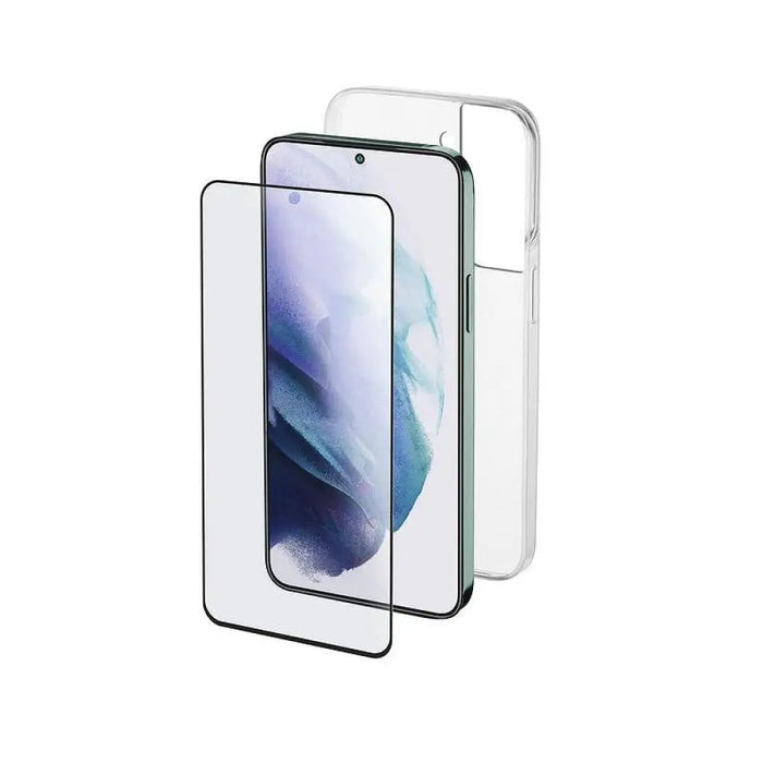 Калъф Cellularline FINE Samsung Galaxy S22 + и закалено