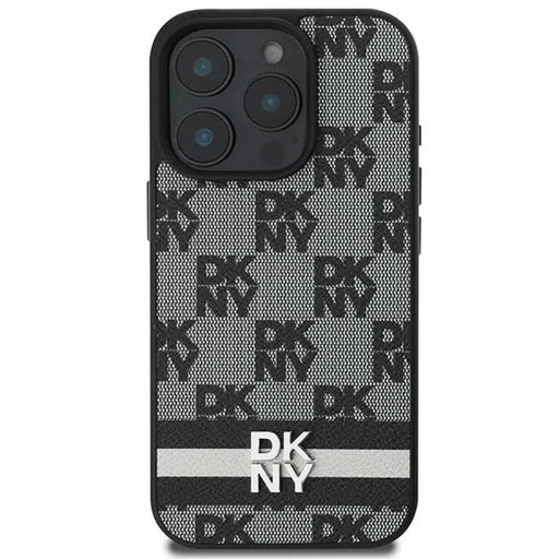 Калъф DKNY Checkered Pattern & Printed Stripes за iPhone 16