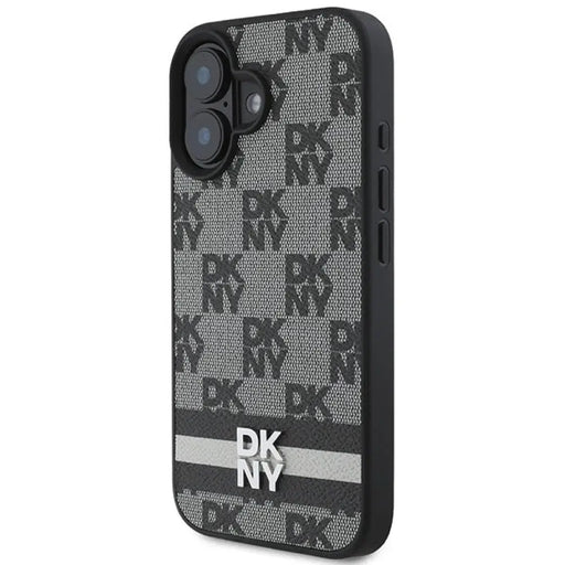 Калъф DKNY Checkered Pattern & Printed Stripes за iPhone 16