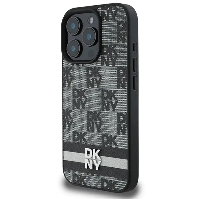 Калъф DKNY Checkered Pattern & Printed Stripes за iPhone 16