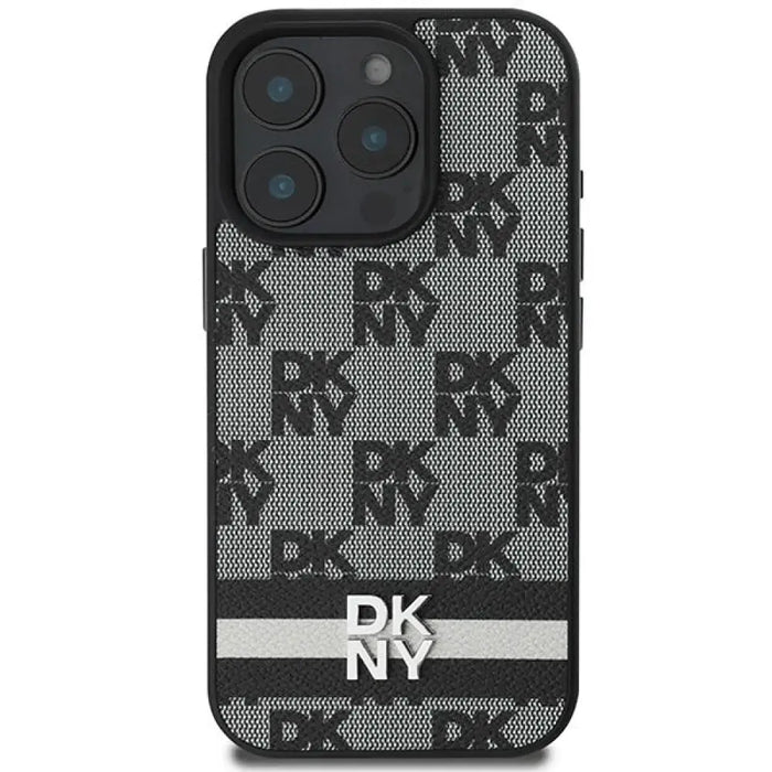 Калъф DKNY Checkered Pattern & Printed Stripes за iPhone 16