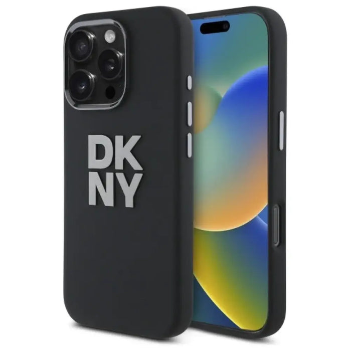 Калъф DKNY Liquid Silicone Metal Logo iPhone 16 Pro Max