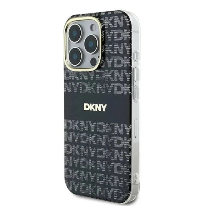 Калъф DKNY Repeat Texture Pattern With Stripe за iPhone 16