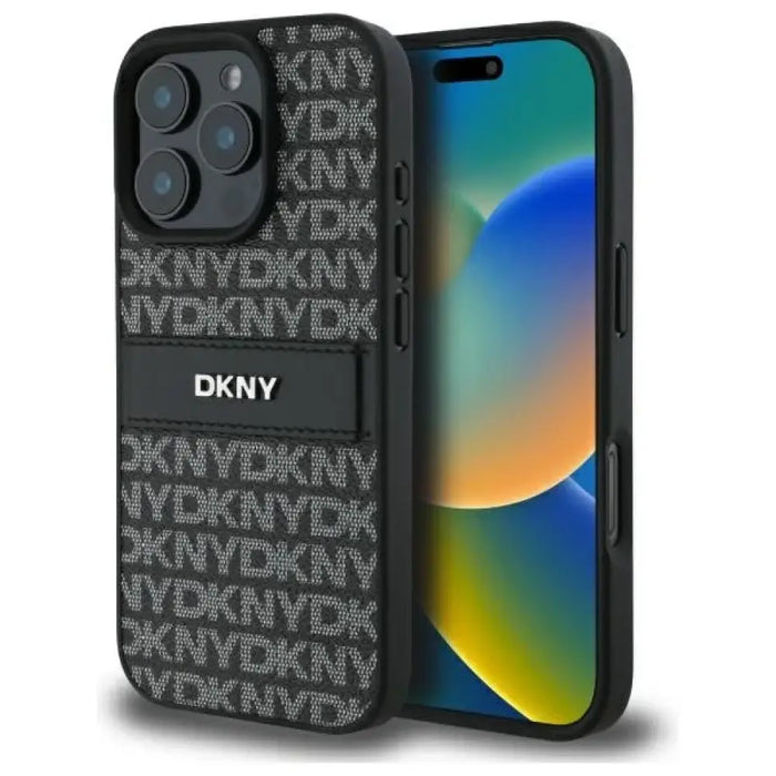 Калъф DKNY Texture Pattern Tonal Stripe за iPhone 16 Pro