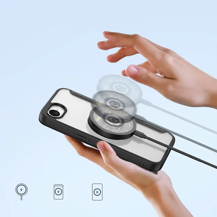 Калъф Dux Ducis Skin X Pro с MagSafe за iPhone 16e - черен