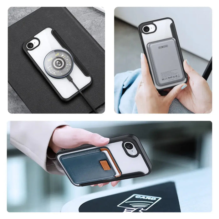 Калъф Dux Ducis Skin X Pro с MagSafe за iPhone 16e - черен