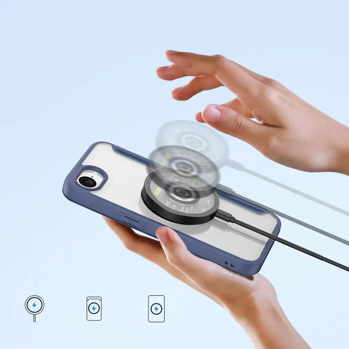 Калъф Dux Ducis Skin X Pro с MagSafe за iPhone 16e - син