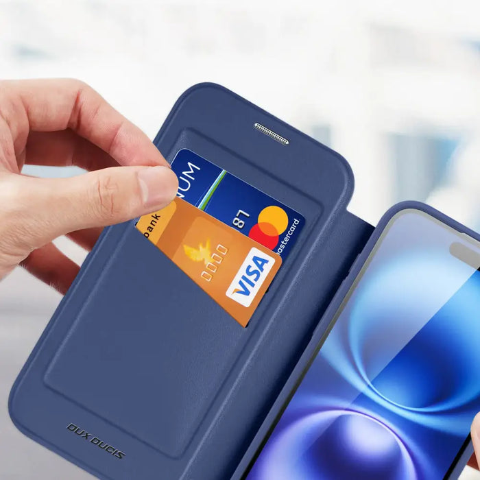 Калъф Dux Ducis Skin X Pro за iPhone 17 с портфейл