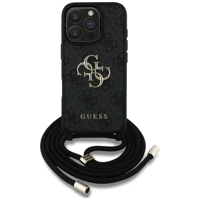 Калъф Guess 4G Big Logo Cord Stap Crossbody Case за iPhone
