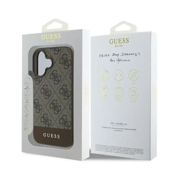 Калъф Guess 4G Bottom Stripe Case за iPhone 16 Plus 6.7’’