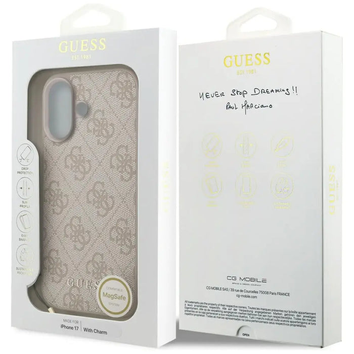 Калъф Guess 4G Charms Collection MagSafe за iPhone 17