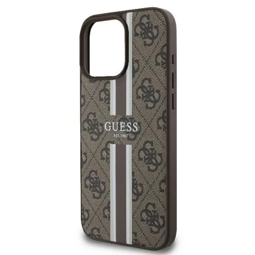 Калъф Guess 4G Printed Stripes MagSafe за iPhone 16 Pro