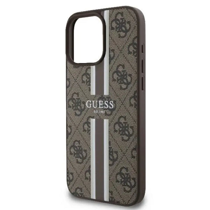 Калъф Guess 4G Printed Stripes MagSafe за iPhone 16 Pro