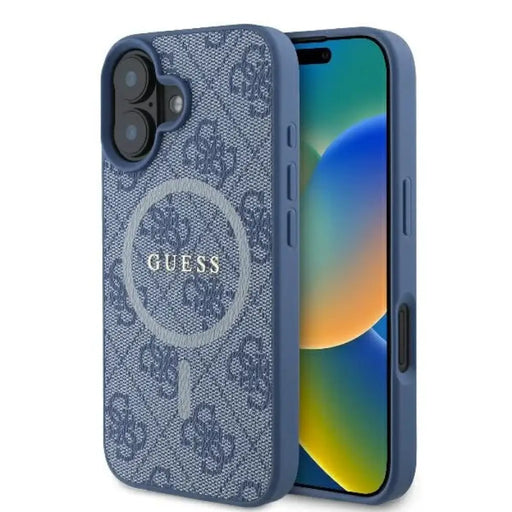Калъф Guess 4G Ring Classic Logo MagSafe за iPhone 16 Plus