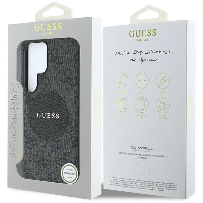 Калъф Guess 4G Round Patch Classic Logo MagSafe за Samsung