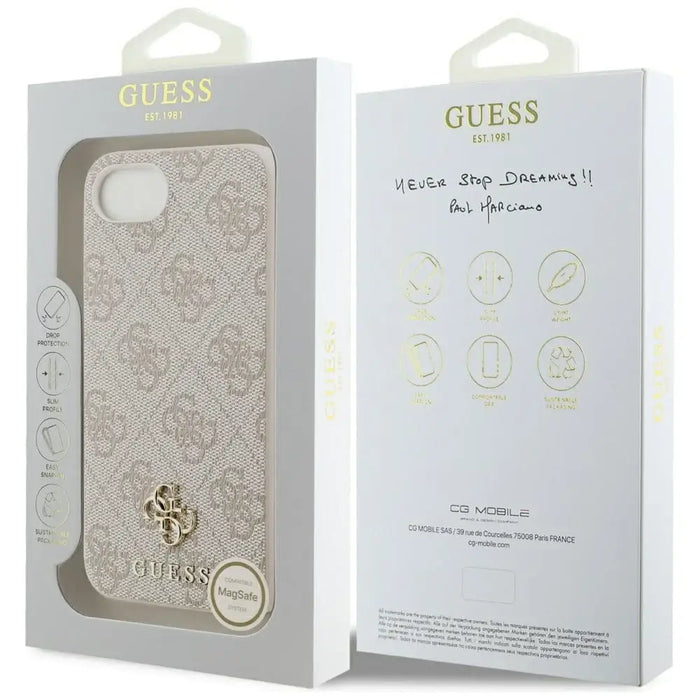 Калъф Guess 4G Small 4G и Classic MagSafe за iPhone 16e
