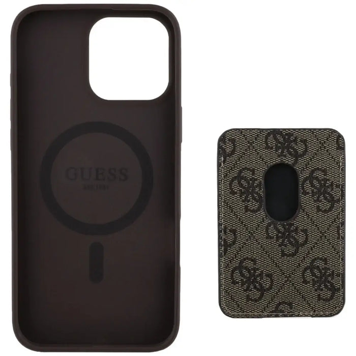 Калъф Guess 4G Stripes с портфейл Magsafe за iPhone 16 Pro