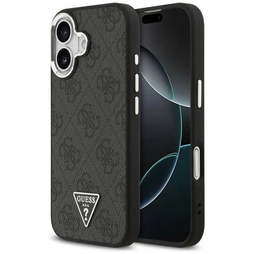 Калъф Guess 4G Triangle Logo MagSafe за iPhone 17 - черен