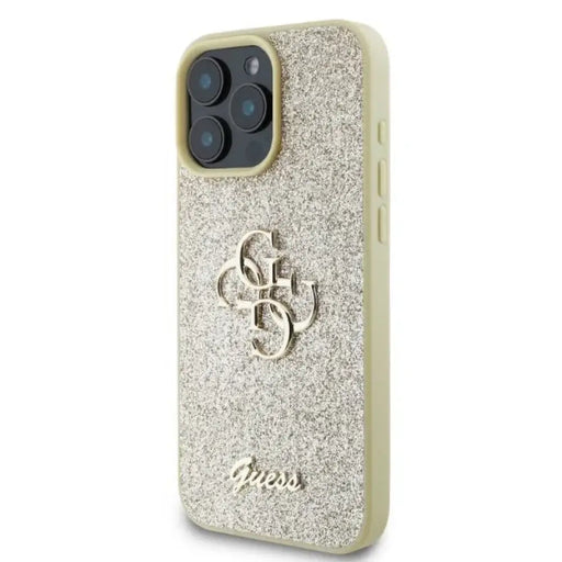 Калъф Guess Fixed Glitter Big 4G за iPhone 16 Pro Max