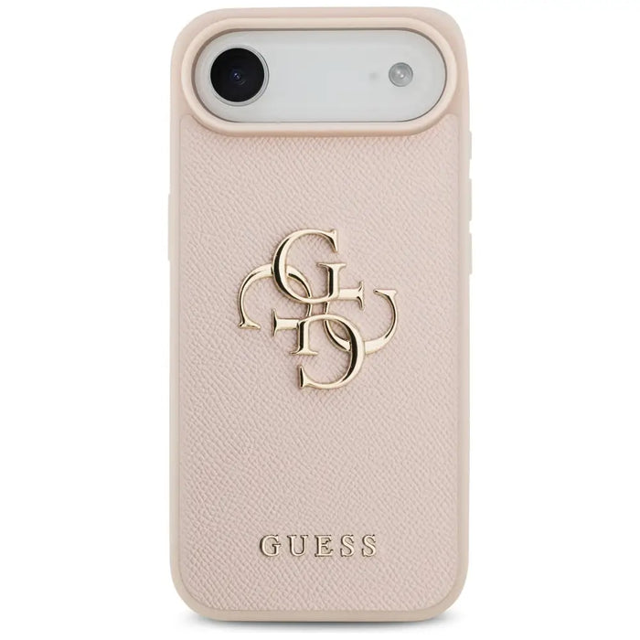 Калъф Guess Grained Big 4G & Classic Logo iPhone Air - розов