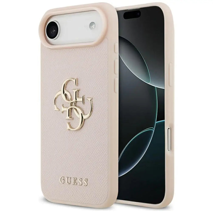 Калъф Guess Grained Big 4G & Classic Logo iPhone Air - розов