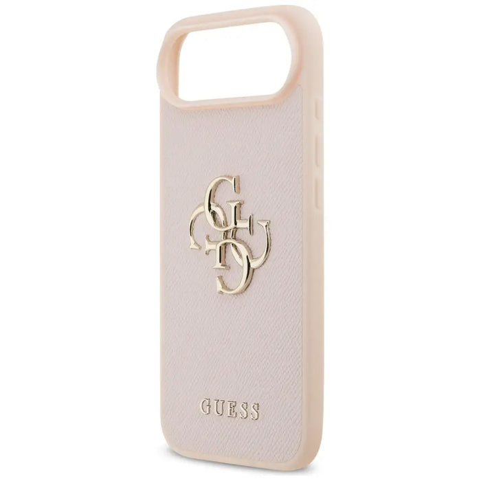 Калъф Guess Grained Big 4G & Classic Logo iPhone Air - розов