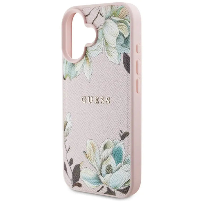 Калъф Guess Grained Printed Flower Pattern MagSafe iPhone
