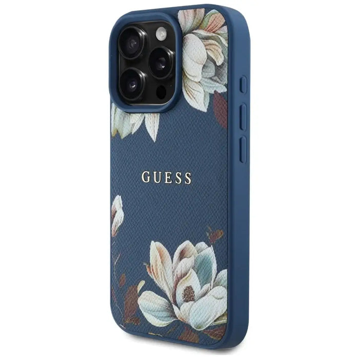Калъф Guess Grained Printed Flower Pattern MagSafe