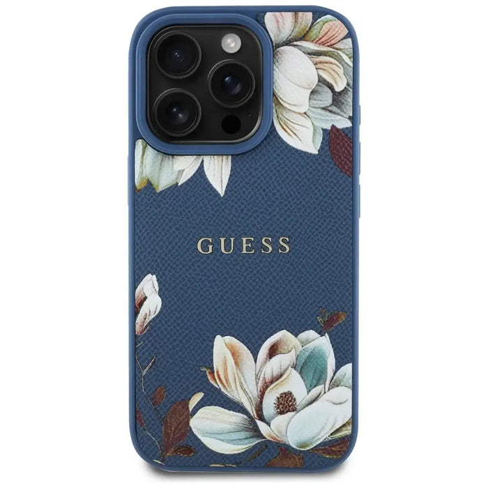 Калъф Guess Grained Printed Flower Pattern MagSafe
