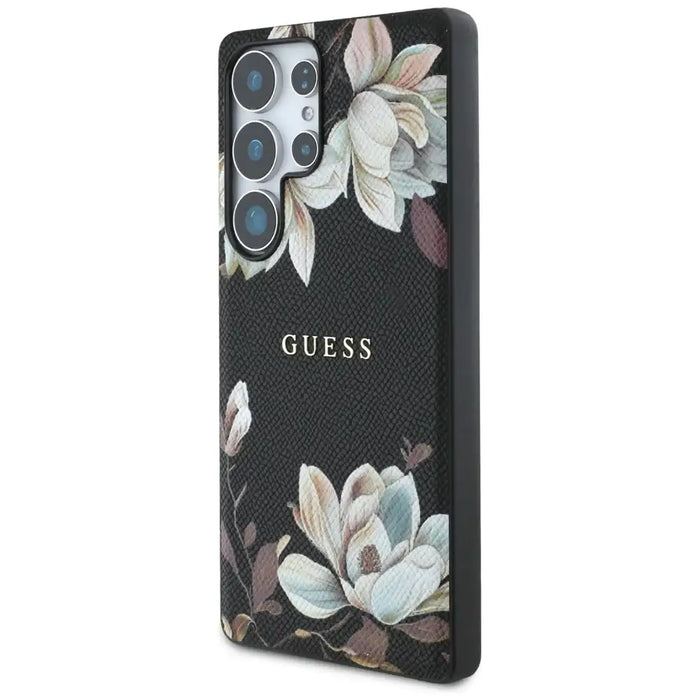 Калъф Guess Grained Printed Flower Pattern MagSafe