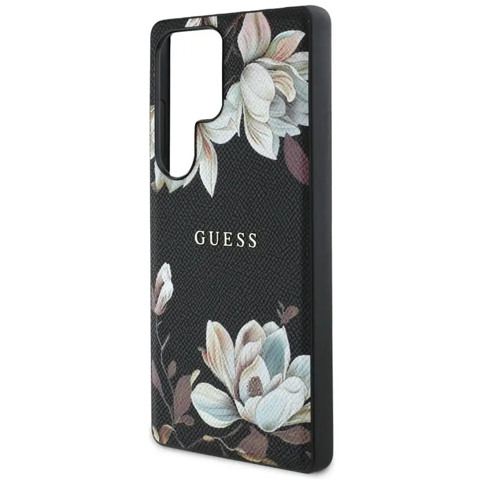 Калъф Guess Grained Printed Flower Pattern MagSafe
